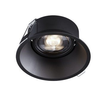 Врізний точковий світильник KLOODI KD-ONE R93 GU10 круг чорний IP20 KD-ONE R93 BK