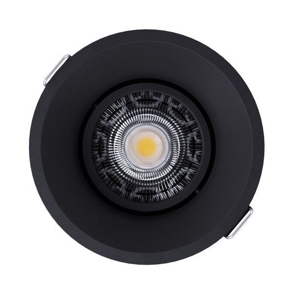 Врізний точковий світильник KLOODI KD-ONE R93 GU10 круг чорний IP20 KD-ONE R93 BK