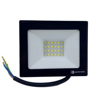 Уличный светодиодный прожектор 30W 6000К 2700Lm IP65 герметичный черный EH-LP-207