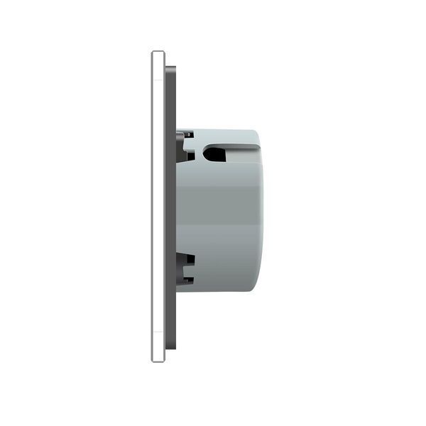 Умный сенсорный ZigBee выключатель 10 сенсоров 2-2-2-2-2 Livolo стекло серый VL-C710Z-15