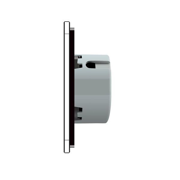Умный сенсорный ZigBee выключатель 10 сенсоров 2-2-2-2-2 Livolo стекло черный VL-C710Z-12