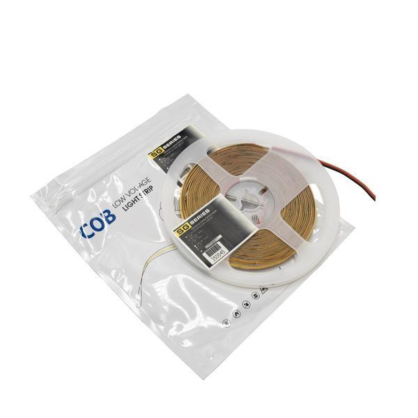 COB LED-стрічка Prolum 24V, 480, 5мм, IP20, серія SG, теплий білий (3800-4300K) 350045