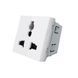 Механізм універсальна розетка 12 стандартів в 1 Livolo білий 724200611 &ndash; фото 1