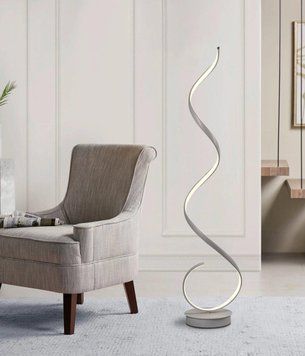 LED-торшер Valeso LDD1014, 64 Вт, метал/акрил, білий SP000049057