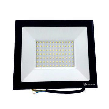 Уличный светодиодный прожектор 100W 6000К 9000Lm IP65 герметичный черный EH-LP-210
