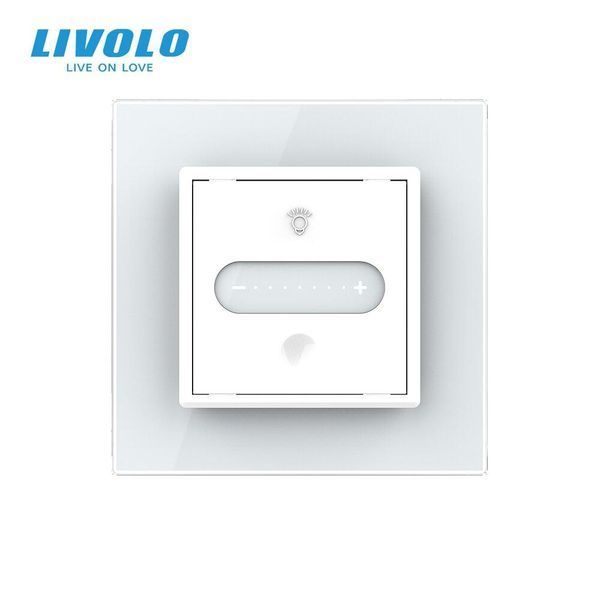 Розумний сенсорний прохідний димер Livolo білий ZigBee VL-C7FC1SDZ-2WP