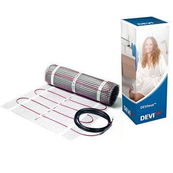 Нагревательный двухжильный мат Devi Devicomfort 150T 150Вт/м2 под плитку 150Вт 1,0м2 55000447