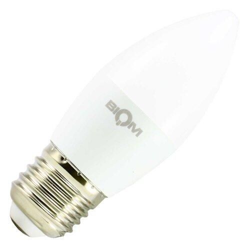 Светодиодная лампочка Biom BT-547 C37 4W E27 3000К матовая 00-00001421