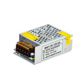 LED Блок питания для светодиодных лент 12V TLD-P/3A 36W IP20 TLD-19585