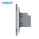 Розетка USB type C с блоком питания 45W Livolo белый VL-C7-FCUC-2WP &ndash; фото 2