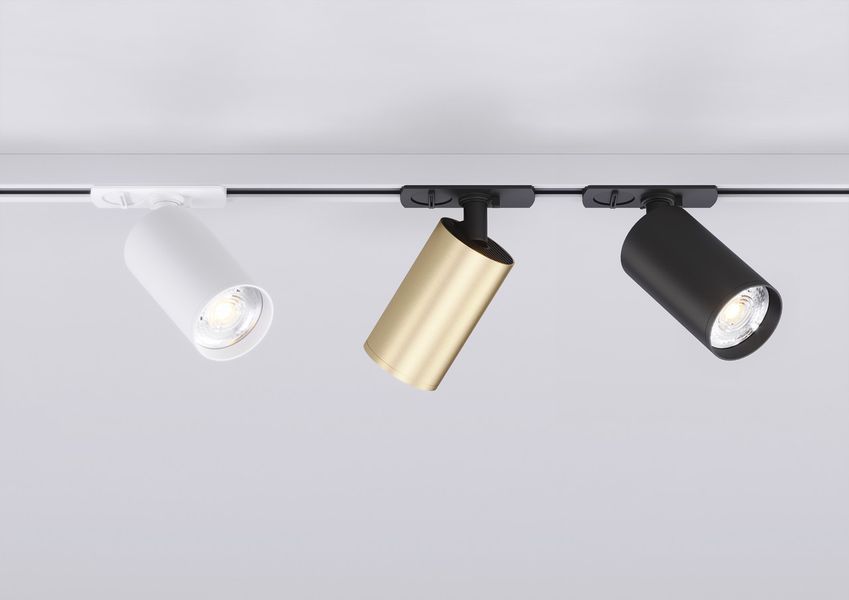 Трековий світильник Kloodi KD-MIO TR GU10 220V однофазний чорний KD-MIO TR BK