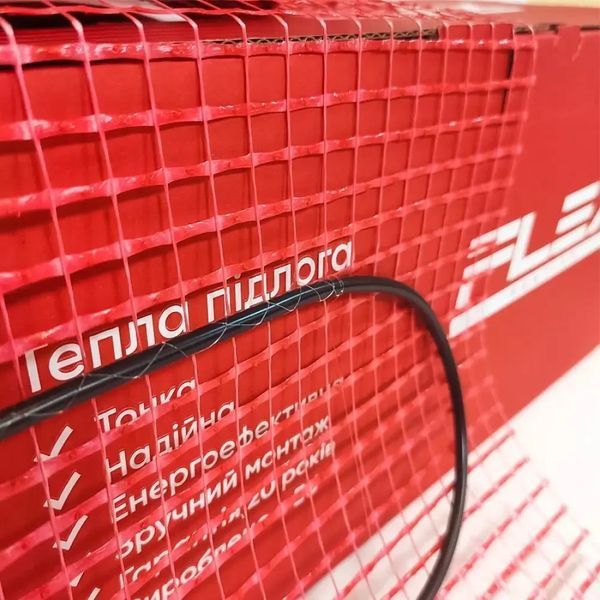 Двожильний гріючий тонкий мат Flex EHM 175Вт/м2 350Вт 2м2 (0,5*4м) 55000848
