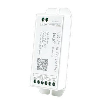 Контролер для світлодіодних стрічок RGBW 4CH*6A 15А Bluetooth TUYA 7771341