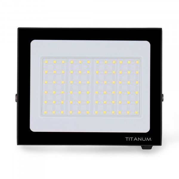 Світлодіодний прожектор Titanum TLF506, 50Вт, 6500К, 4000Лм, IP65, чорний TLF506