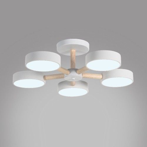 Люстра с пультом светодиодный светильник Ardero AL6195ARD 65W SCANDY D58 потолочный белый 80098