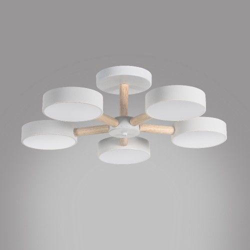 Люстра с пультом светодиодный светильник Ardero AL6195ARD 65W SCANDY D58 потолочный белый 80098