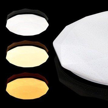 Люстра с пультом светодиодная Biom SMART SML-R05-80/2 3000-6000K 80W потолочный 00-00017853