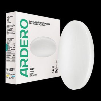 Світлодіодний світильник накладний Ardero AL560ADR 22W 5000К зоряне небо стельовий білий 01953