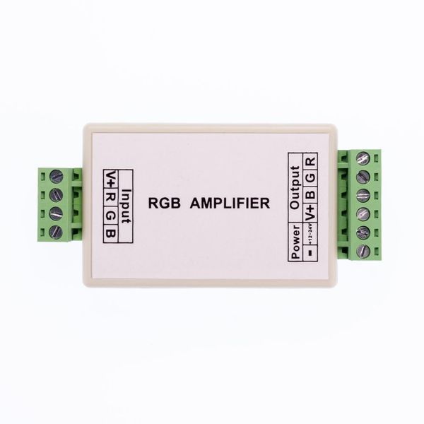 Усилитель сигнала LED светодиодный RGB 12А-144W, пластик 1009385