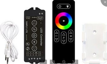 Контролер для світлодіодних стрічок RGB+W RF Music 18А 12-24V Сенсорний пульт 7771345