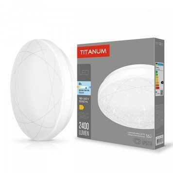Настінно-стельовий світлодіодний світильник TITANUM 32Вт 5000К, Орбіта TLCL-325OR