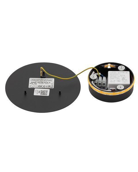 Дизайнерське настінне бра Nowodvorski Ring LED S 7Вт 3000К, чорний 7634