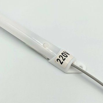 Лінійний LED світильник з вимикачем Biom LBB-220-060-9-6 9W 6000К 600mm AC220 IP20 матовий 00-00021613