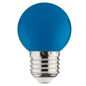 Светодиодная лампа LED 1W E27 A45 синяя 001-017-0001-010