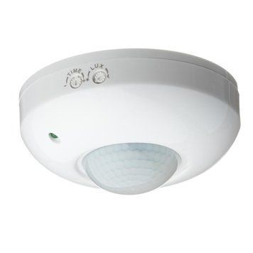 Датчик руху стельовий накладний білий IR 360&deg; макс. 1200W 1019437