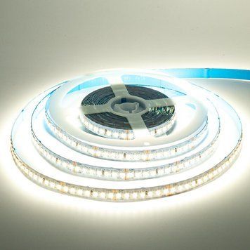 Світлодіодна LED стрічка AVT 24V біла холодна smd2835 168LED/m IP20, 1м 1019668