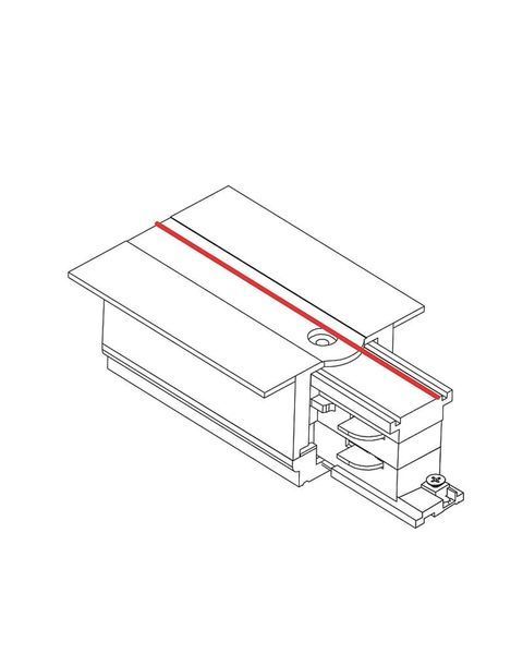 Соединитель концевой для трека Nowodvorski Ctls Recessed 3ф, белый 8234