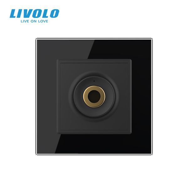 Бесконтактный выключатель 1 сенсор Livolo черный Sense VL-C7FCU1-2BP