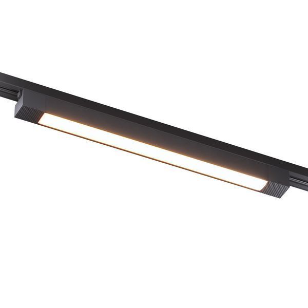 Трековый светильник Kloodi LED KD-LINE TR474 PC 30W 3000K 220V линейный однофазный черный KD-LINE TR474 PC 30W 3K B