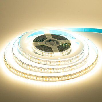 Світлодіодна LED стрічка AVT 24V біла тепла smd2835 168LED/m IP20, 1м 1019670