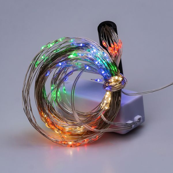 Гирлянда Конский хвост TLD-P Роса 2м 200LED, 10 линий, мультиколор TLD-173309ML