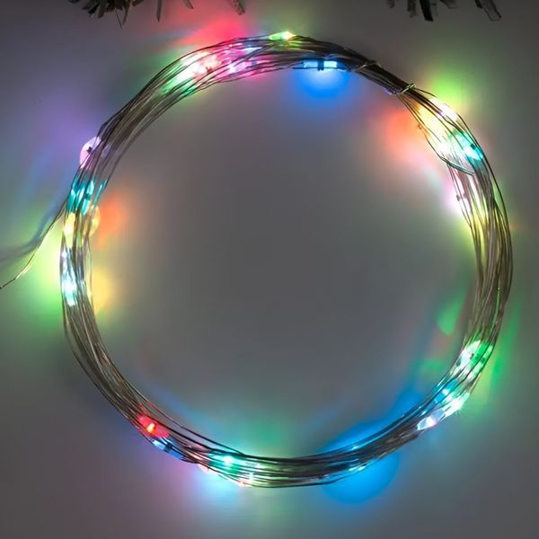Гирлянда Конский хвост TLD-P Роса 2м 200LED, 10 линий, мультиколор TLD-173309ML