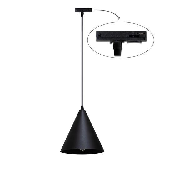 Трековый светильник AtmoLight Тrack Mont TP180-1000 Е27 1 плафон подвесной конус белый 5021712