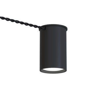 Точковий світильник спот Bp зовнішня проводка 2, 1xGU10, чорний, циліндр, IP20 33681-2