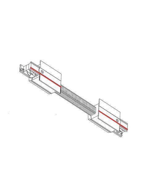 Соединитель гибкий для трека Nowodvorski Ctls Recessed 3ф, белый 8676