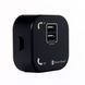Розетка трекова подвійна USB Unique Elegance Pandora чорна 2,4А EH-PT-002B &ndash; фото 2