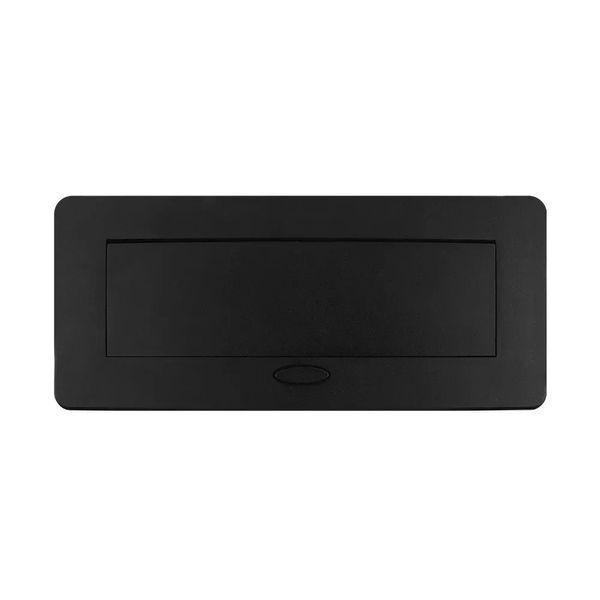 Мебельная тройная розетка Livolo черная для столешницы, USB 10 Вт, розетка 2-в-1, с заземлением VL-SHS013-2TC-T25-UA-6BP