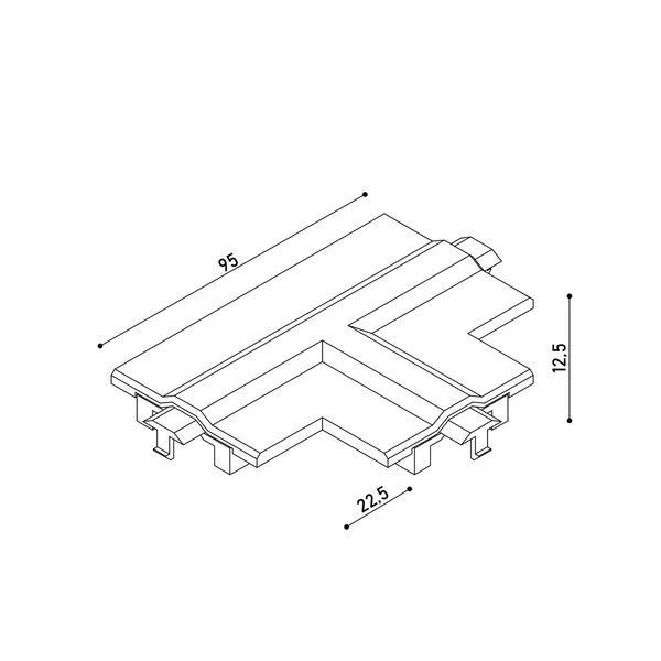 Аксессуар для трековой системы Kloodi KDTR-RL264 заглушка белая KDTR-RL264 WH