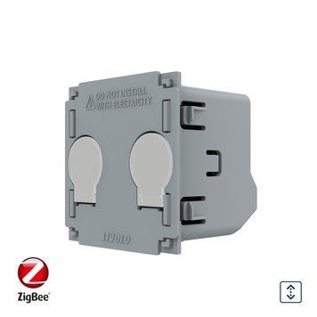 Розумний механізм сенсорний ZigBee вимикач для ролет Livolo VL-FC2NWZ-2GS21
