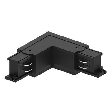 Конектор для трекової системи Ardero LD1301-LR IP20 кутовий чорний 80999