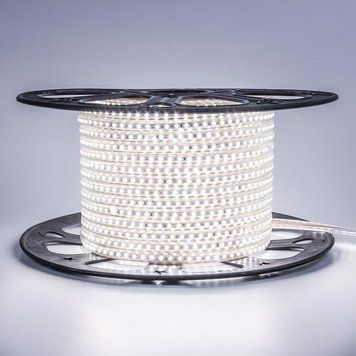 Світлодіодна стрічка біла 220V герметична AVT smd2835 120LED/m 6W/m IP65 1017816