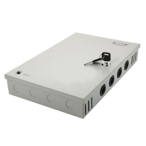 Блок живлення Prolum 12V, 180W, 15A, 9 каналів, серія CCTV 221012