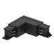 Конектор для трекової системи Ardero LD1301-LR IP20 кутовий чорний 80999 &ndash; фото 1