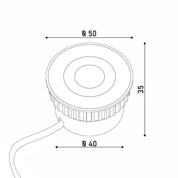 LED модуль KLOODI KDMR16 H35 7Вт 3000-6000K CCT 50х35мм KDMR16 H35 7W CCT
