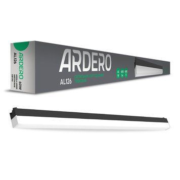 Однофазний трековий світлодіодний світильник Ardero AL126 60W 4000K лінійний чорний 80178