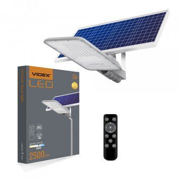 Уличный автономный светодиодный фонарь VIDEX 30W 5000K VL-SLSO-305